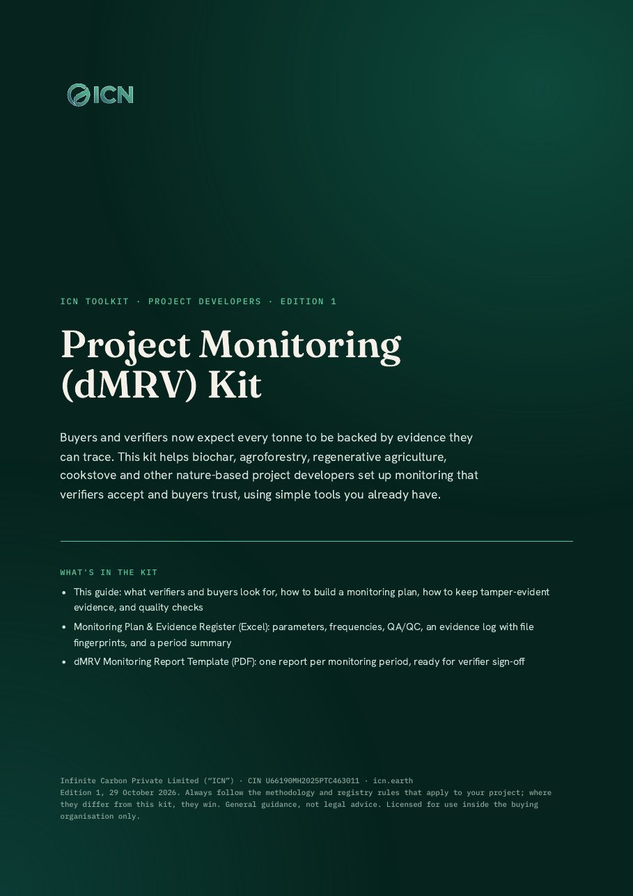 Cover of Project Monitoring (dMRV) Kit for Developers
